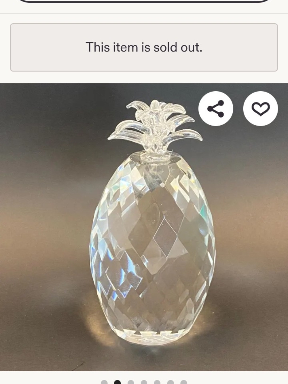SD Simon Designs Crystal Paperweight in Teal Box